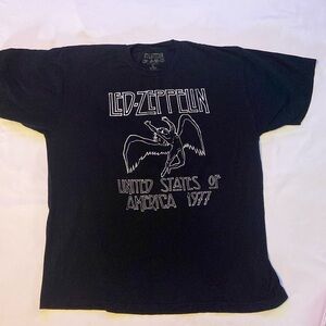 Led-Zeppelins 1977 concert tee remake